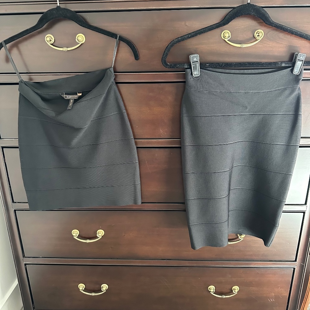 BCBG MAXAZRIA Simone and Alexa Bandage Bodycon Skirt